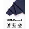 imageTACVASEN Mens Cotton Henley Shirts Long Slevee 3Button with Pocket Moisture Wicking Casual ShirtsNavy