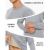 imageTACVASEN Mens Crewneck Sweatshirt Warm Sherpa Lined Thermal Sweatshirts Heavyweight Long Sleeve Winter Fleece Pullover ShirtLight Grey