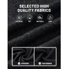 imageTACVASEN Mens Fleece Jackets Full Zip Up Lightweight Jacket Casual Stylish with Pockets for Outdoor OfficeBlack