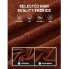 imageTACVASEN Mens Fleece Jackets Full Zip Up Lightweight Jacket Casual Stylish with Pockets for Outdoor OfficeBrick Red