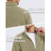 imageTACVASEN Mens Fleece Jackets Full Zip Up Lightweight Jacket Casual Stylish with Pockets for Outdoor OfficeLight Yellow