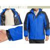 imageTACVASEN Mens Fleece Jackets with Hood Winter Warm Fleece Lined Windbreaker Hiking Coat Blue M