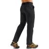 imageTACVASEN Mens Hiking Cargo Pants Summer Outdoor Lightweight Quick Dry Casual Water Resistant Fishing Work Stretch PantsBlack