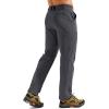 imageTACVASEN Mens Hiking Cargo Pants Summer Outdoor Lightweight Quick Dry Casual Water Resistant Fishing Work Stretch PantsDark Grey
