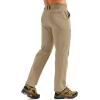 imageTACVASEN Mens Hiking Cargo Pants Summer Outdoor Lightweight Quick Dry Casual Water Resistant Fishing Work Stretch PantsKhaki