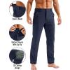 imageTACVASEN Mens Hiking Cargo Pants Summer Outdoor Lightweight Quick Dry Casual Water Resistant Fishing Work Stretch PantsNavy