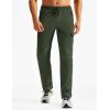 imageTACVASEN Mens Hiking Cargo Pants with Zipper Pockets Lightweight Quick Dry Water Resistant Travel Athletic Casual PantsArmy Green