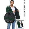 imageTACVASEN Mens Hooded Corduroy Jacket Quilted Lined Cotton Fleece Padded Casual Winter OutwearGreen