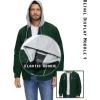 imageTACVASEN Mens Hooded Corduroy Jacket Quilted Lined Cotton Fleece Padded Casual Winter OutwearGreen