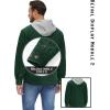 imageTACVASEN Mens Hooded Corduroy Jacket Quilted Lined Cotton Fleece Padded Casual Winter OutwearGreen