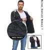 imageTACVASEN Mens Hooded Corduroy Jacket Quilted Lined Cotton Fleece Padded Casual Winter OutwearGrey