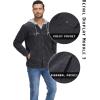 imageTACVASEN Mens Hooded Corduroy Jacket Quilted Lined Cotton Fleece Padded Casual Winter OutwearGrey