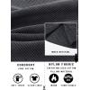 imageTACVASEN Mens Hooded Corduroy Jacket Quilted Lined Cotton Fleece Padded Casual Winter OutwearGrey