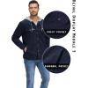imageTACVASEN Mens Hooded Corduroy Jacket Quilted Lined Cotton Fleece Padded Casual Winter OutwearNavy