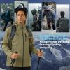 imageTACVASEN Mens Hooded Softshell Jacket Lightweight Waterproof Fleece Lined Windbreaker Rain Jacket Winter Outdoor HikingKhaki