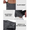 imageTACVASEN Mens Lightweight Pants Quick Dry Water Resistant Stretchy Work Golf Pants for Casual OutdoorDarkgrey
