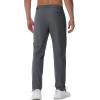 imageTACVASEN Mens Lightweight Pants Quick Dry Water Resistant Stretchy Work Golf Pants for Casual OutdoorDarkgrey