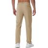 imageTACVASEN Mens Lightweight Pants Quick Dry Water Resistant Stretchy Work Golf Pants for Casual OutdoorKhaki