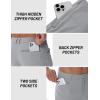 imageTACVASEN Mens Lightweight Pants Quick Dry Water Resistant Stretchy Work Golf Pants for Casual OutdoorLightgrey