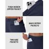 imageTACVASEN Mens Lightweight Pants Quick Dry Water Resistant Stretchy Work Golf Pants for Casual OutdoorNavy