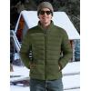 imageTACVASEN Mens Lightweight Puffer Jacket Winter Quilted Puffy Jackets Warm WaterResistant Windproof Insulated CoatsArmy Green