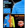 imageTACVASEN Mens Lightweight Puffer Jacket Winter Quilted Puffy Jackets Warm WaterResistant Windproof Insulated CoatsAzure