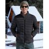 imageTACVASEN Mens Lightweight Puffer Jacket Winter Quilted Puffy Jackets Warm WaterResistant Windproof Insulated CoatsBlack