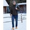 imageTACVASEN Mens Lightweight Puffer Jacket Winter Quilted Puffy Jackets Warm WaterResistant Windproof Insulated CoatsBlack