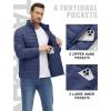 imageTACVASEN Mens Lightweight Puffer Jacket Winter Quilted Puffy Jackets Warm WaterResistant Windproof Insulated CoatsBlue Grey