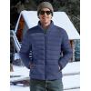 imageTACVASEN Mens Lightweight Puffer Jacket Winter Quilted Puffy Jackets Warm WaterResistant Windproof Insulated CoatsBlue Grey