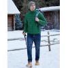 imageTACVASEN Mens Lightweight Puffer Jacket Winter Quilted Puffy Jackets Warm WaterResistant Windproof Insulated CoatsEmerald Green