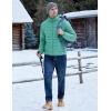 imageTACVASEN Mens Lightweight Puffer Jacket Winter Quilted Puffy Jackets Warm WaterResistant Windproof Insulated CoatsGrey Green