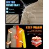 imageTACVASEN Mens Lightweight Puffer Jacket Winter Quilted Puffy Jackets Warm WaterResistant Windproof Insulated CoatsKhaki