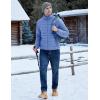 imageTACVASEN Mens Lightweight Puffer Jacket Winter Quilted Puffy Jackets Warm WaterResistant Windproof Insulated CoatsLight Blue