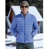 imageTACVASEN Mens Lightweight Puffer Jacket Winter Quilted Puffy Jackets Warm WaterResistant Windproof Insulated CoatsLight Blue