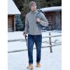 imageTACVASEN Mens Lightweight Puffer Jacket Winter Quilted Puffy Jackets Warm WaterResistant Windproof Insulated CoatsLight Grey