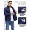 imageTACVASEN Mens Lightweight Puffer Jacket Winter Quilted Puffy Jackets Warm WaterResistant Windproof Insulated CoatsNavy