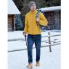 imageTACVASEN Mens Lightweight Puffer Jacket Winter Quilted Puffy Jackets Warm WaterResistant Windproof Insulated CoatsYellow