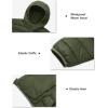 imageTACVASEN Mens Lightweight Puffer Jacket with Hood Water Resistant Windproof Insulated Jacket Quilted Lined Winter CoatsArmy Green