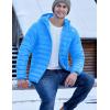 imageTACVASEN Mens Lightweight Puffer Jacket with Hood Water Resistant Windproof Insulated Jacket Quilted Lined Winter CoatsAzure