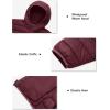 imageTACVASEN Mens Lightweight Puffer Jacket with Hood Water Resistant Windproof Insulated Jacket Quilted Lined Winter CoatsBurgundy