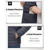 imageTACVASEN Mens Lightweight Puffer Jacket with Hood Water Resistant Windproof Insulated Jacket Quilted Lined Winter CoatsDark Gray