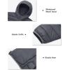 imageTACVASEN Mens Lightweight Puffer Jacket with Hood Water Resistant Windproof Insulated Jacket Quilted Lined Winter CoatsDark Gray