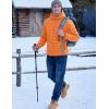 imageTACVASEN Mens Lightweight Puffer Jacket with Hood Water Resistant Windproof Insulated Jacket Quilted Lined Winter CoatsOrange