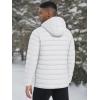 imageTACVASEN Mens Lightweight Puffer Jacket with Hood Water Resistant Windproof Insulated Jacket Quilted Lined Winter CoatsWhite