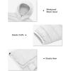 imageTACVASEN Mens Lightweight Puffer Jacket with Hood Water Resistant Windproof Insulated Jacket Quilted Lined Winter CoatsWhite