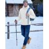 imageTACVASEN Mens Lightweight Puffer Jacket with Hood Water Resistant Windproof Insulated Jacket Quilted Lined Winter CoatsWhite