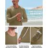 imageTACVASEN Mens Long Sleeve UPF 80 Shirts Sun Protection UV SPF Shirts Rash Guard Fishing Running Quick Dry LightweightDull Cyan