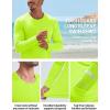 imageTACVASEN Mens Long Sleeve UPF 80 Shirts Sun Protection UV SPF Shirts Rash Guard Fishing Running Quick Dry LightweightFl Green