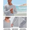 imageTACVASEN Mens Long Sleeve UPF 80 Shirts Sun Protection UV SPF Shirts Rash Guard Fishing Running Quick Dry LightweightLight Grey
